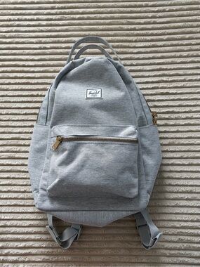 Herschel Light Grey Crosshatch Backpack